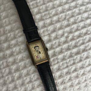 Fossil Limited Edition Betty Boop Leather Watch